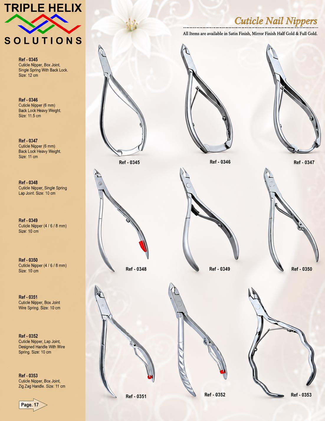 ABS Cuticle Nail Nippers β beauty catalogue page 17