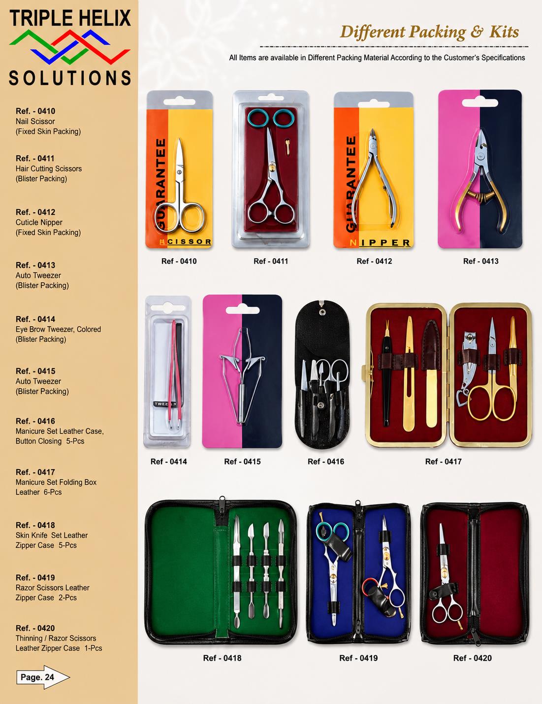 Different Packing & Kits β beauty catalogue page 24