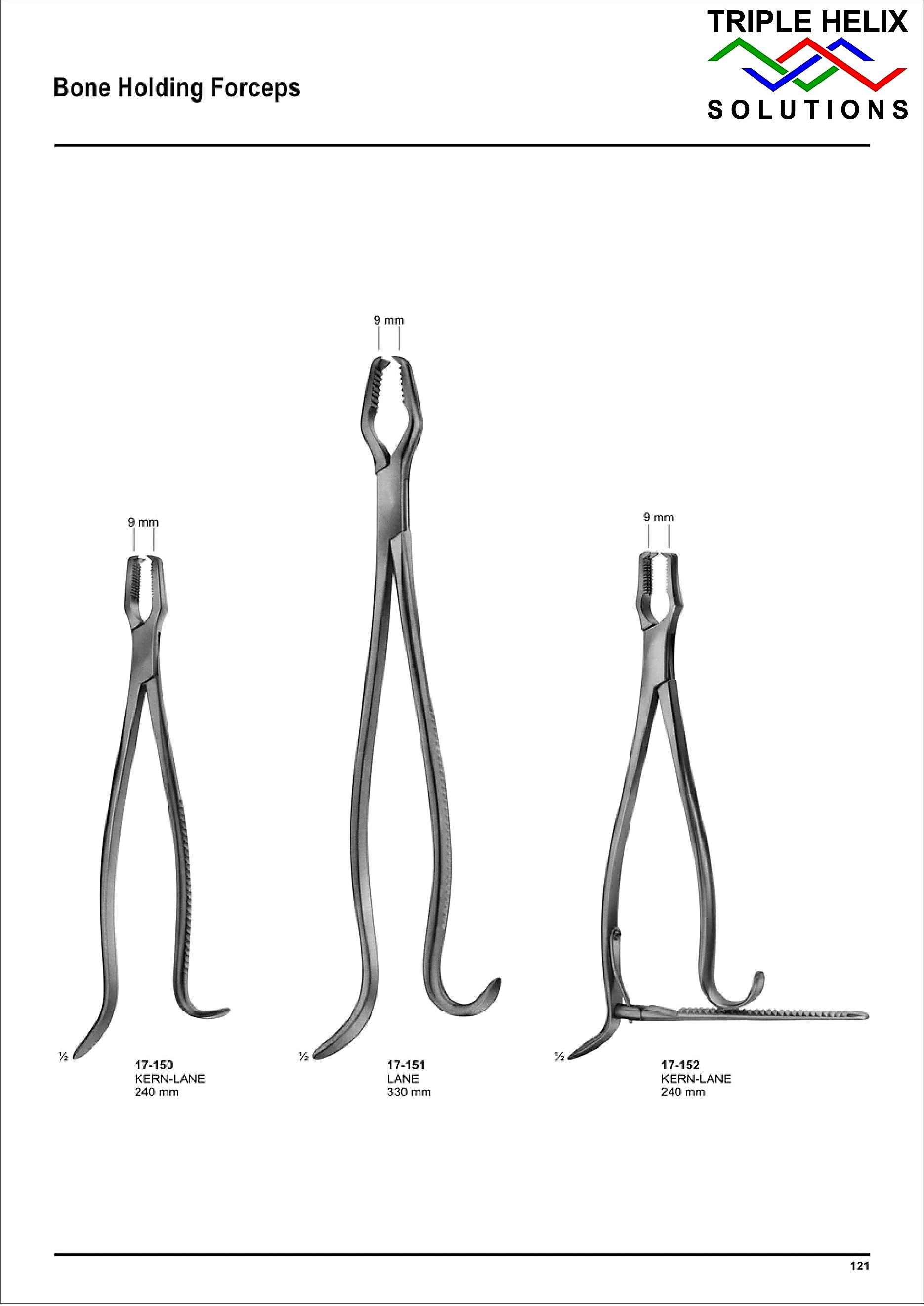 Bone Holding Forceps - page 121
