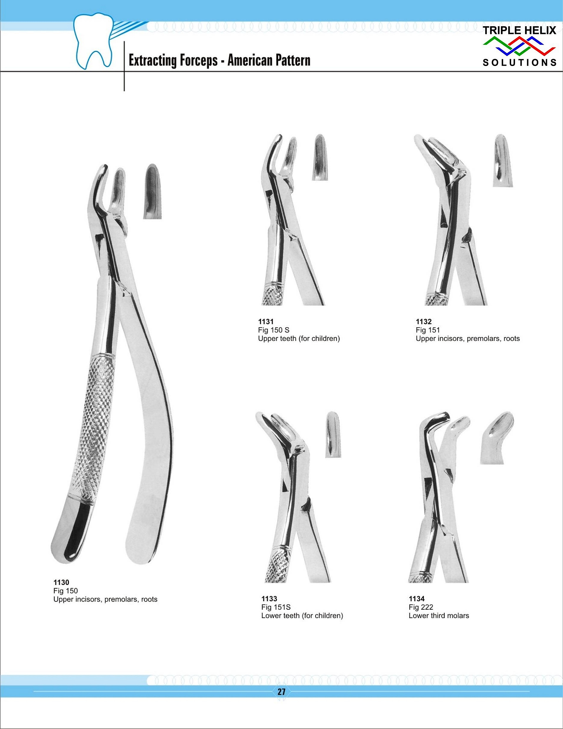 Extraction Forceps — American Pattern - page 27