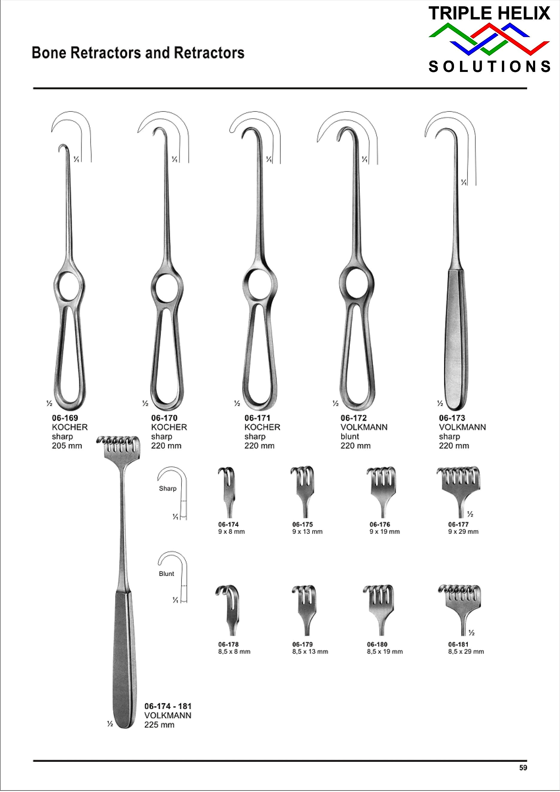 Bone Retractors and Retractors - page 59