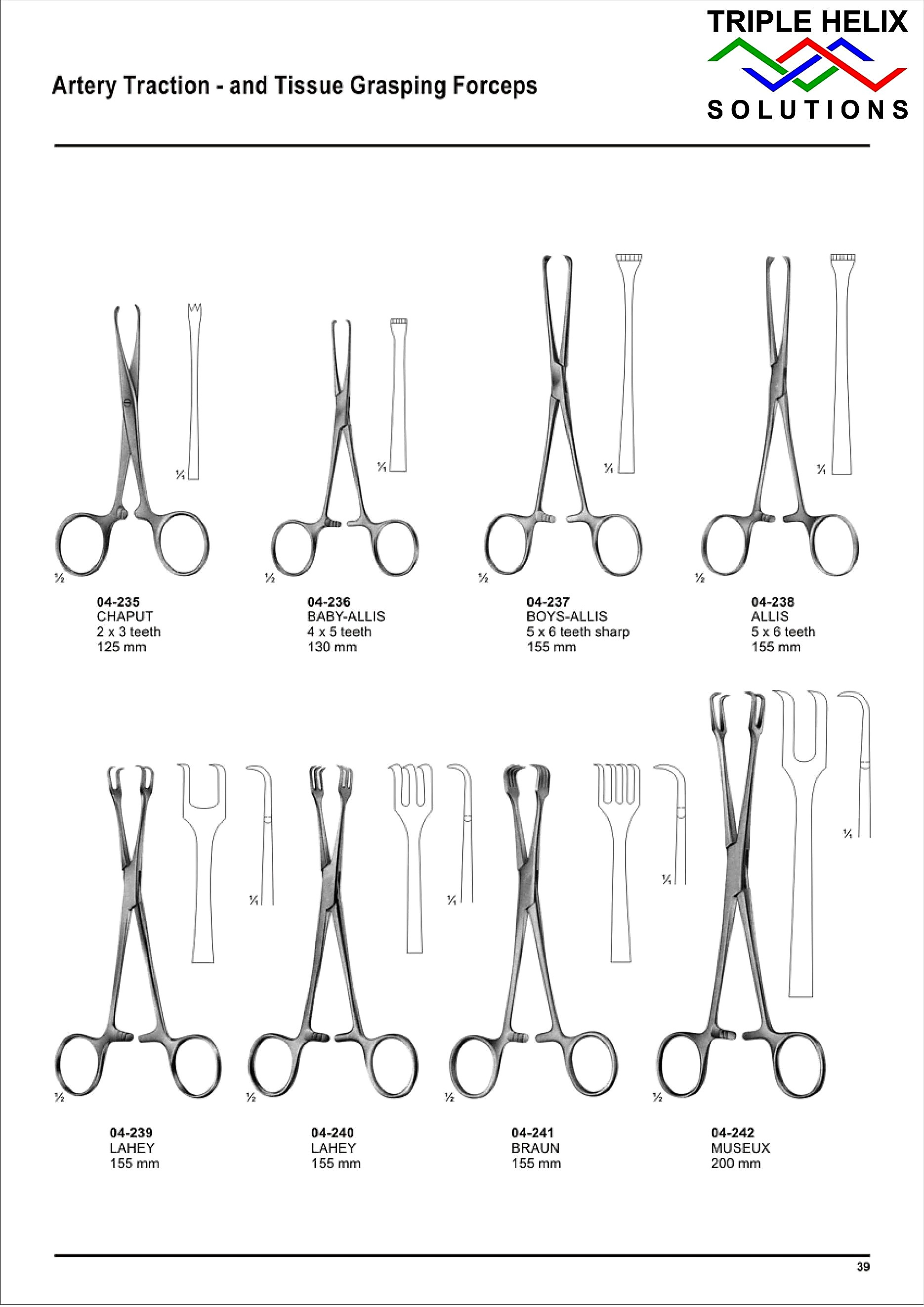 Artery Traction and Tissue-Grasping Forceps - page 39