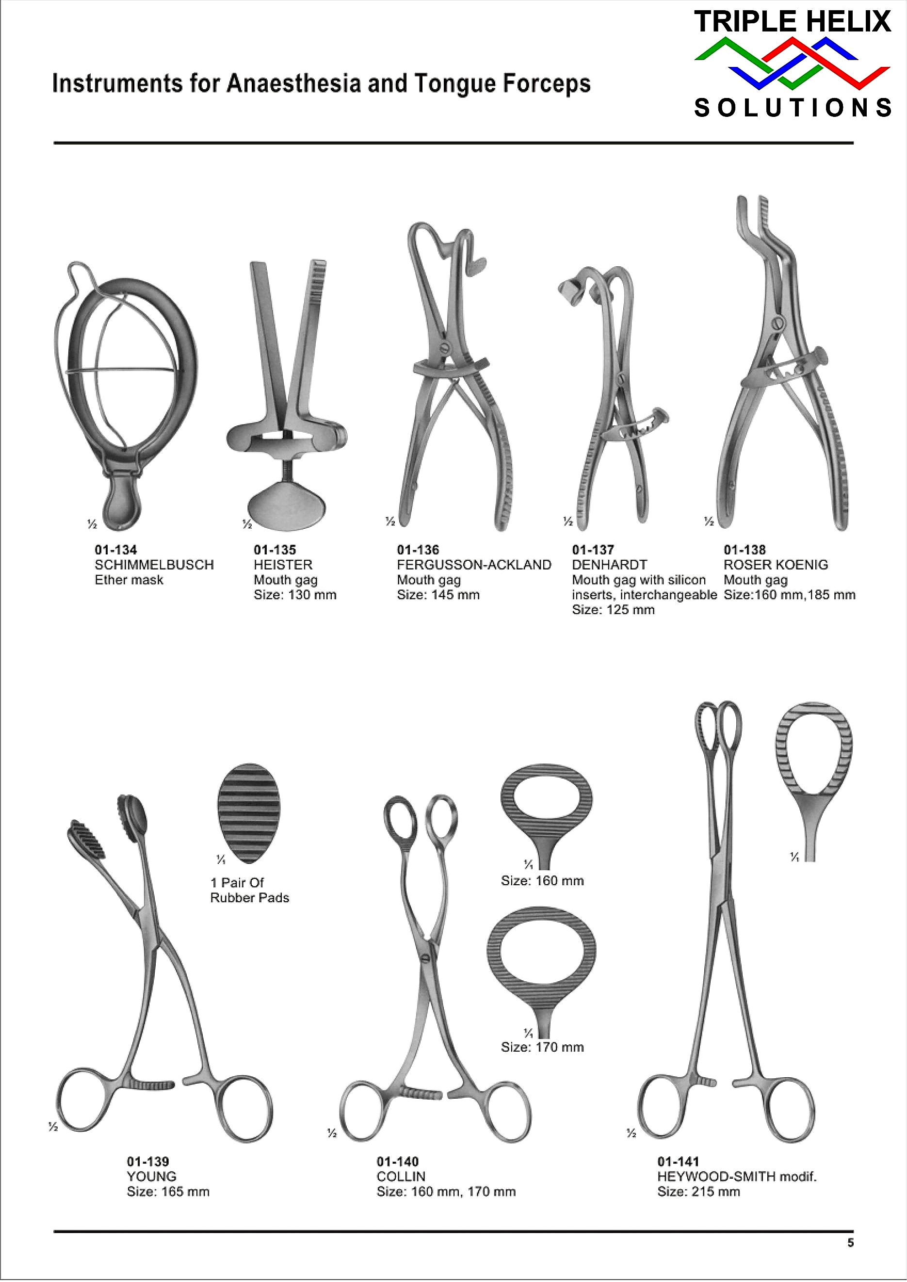 Instruments for Anaesthesia and Tongue Forceps - page 5