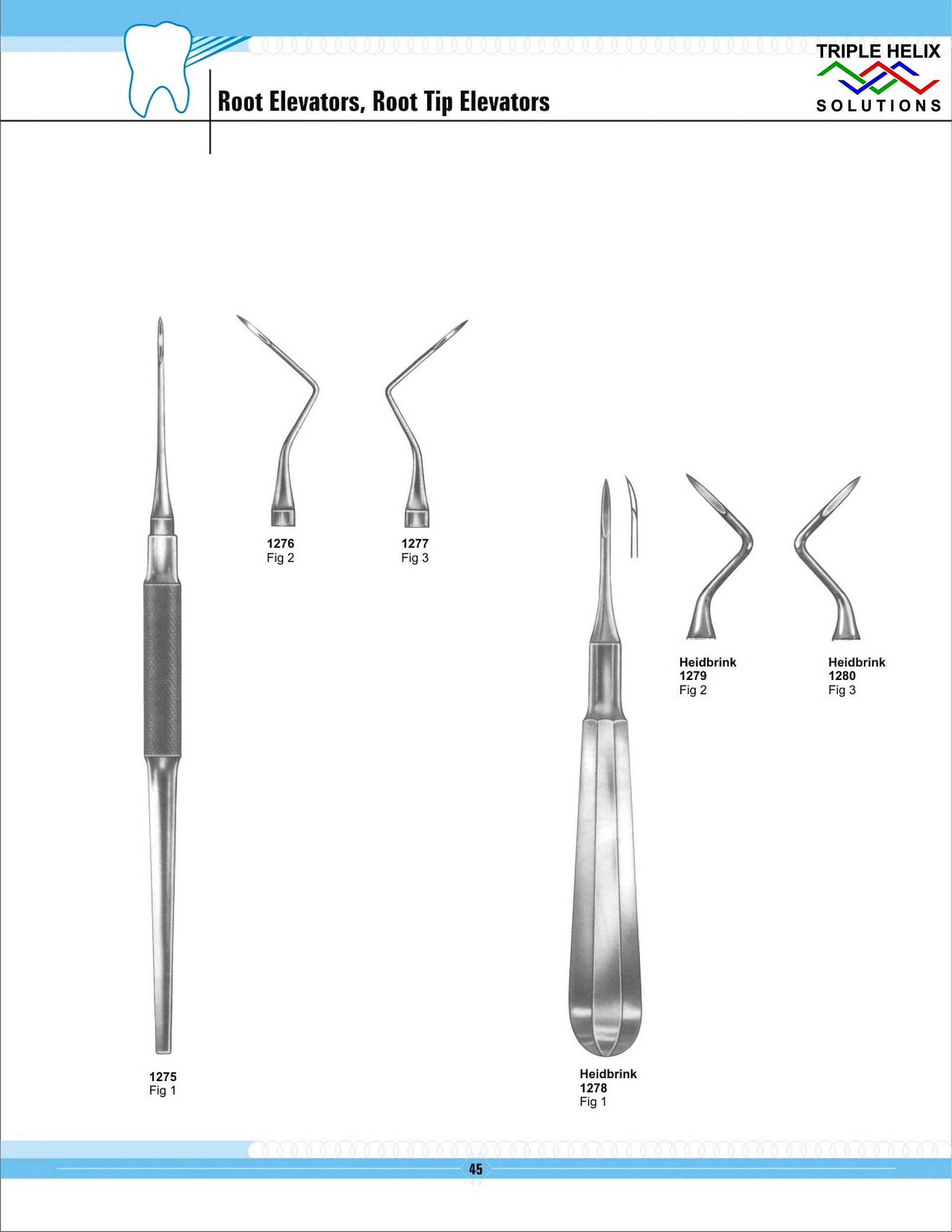 Root Elevators, Root Tip Elevators - page 45