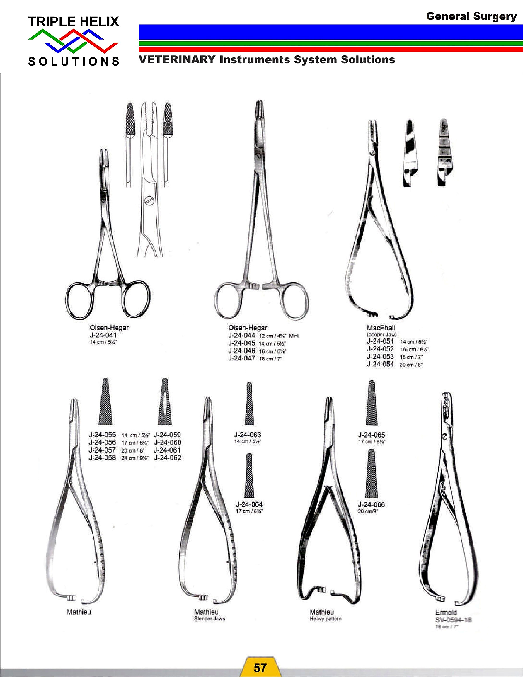 Olsen-Hegar, Mathieu and MacPhail Needle Holders - page 49