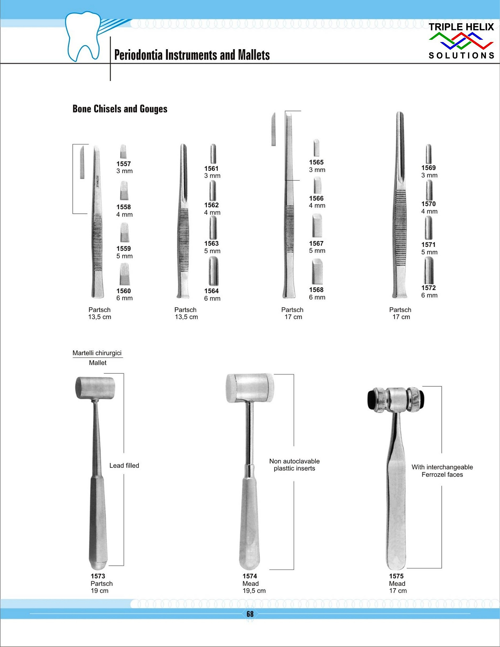 Periodontia Instruments and Mallets - page 68