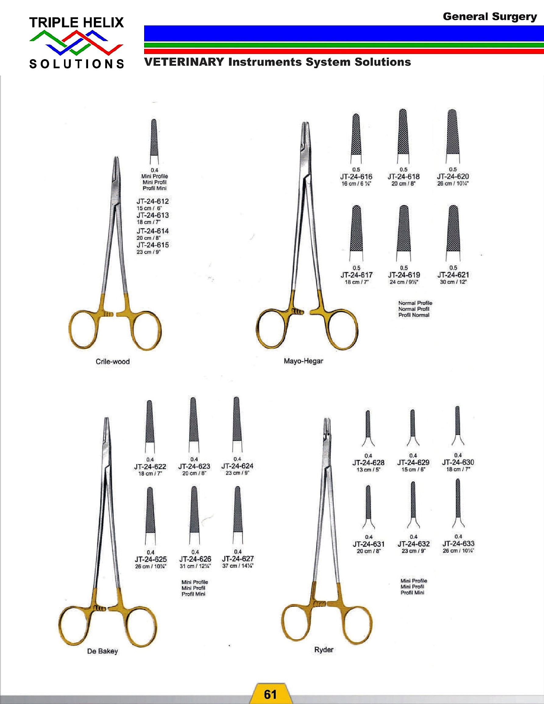 Crile-Wood and Mayo-Hegar Needle Holders - page 53