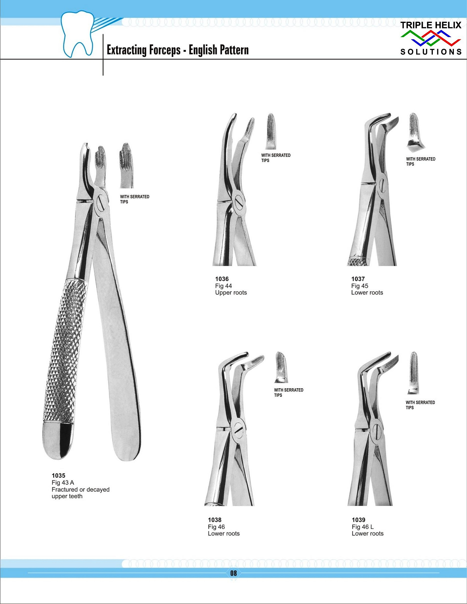 Extraction Forceps — English Pattern - page 8