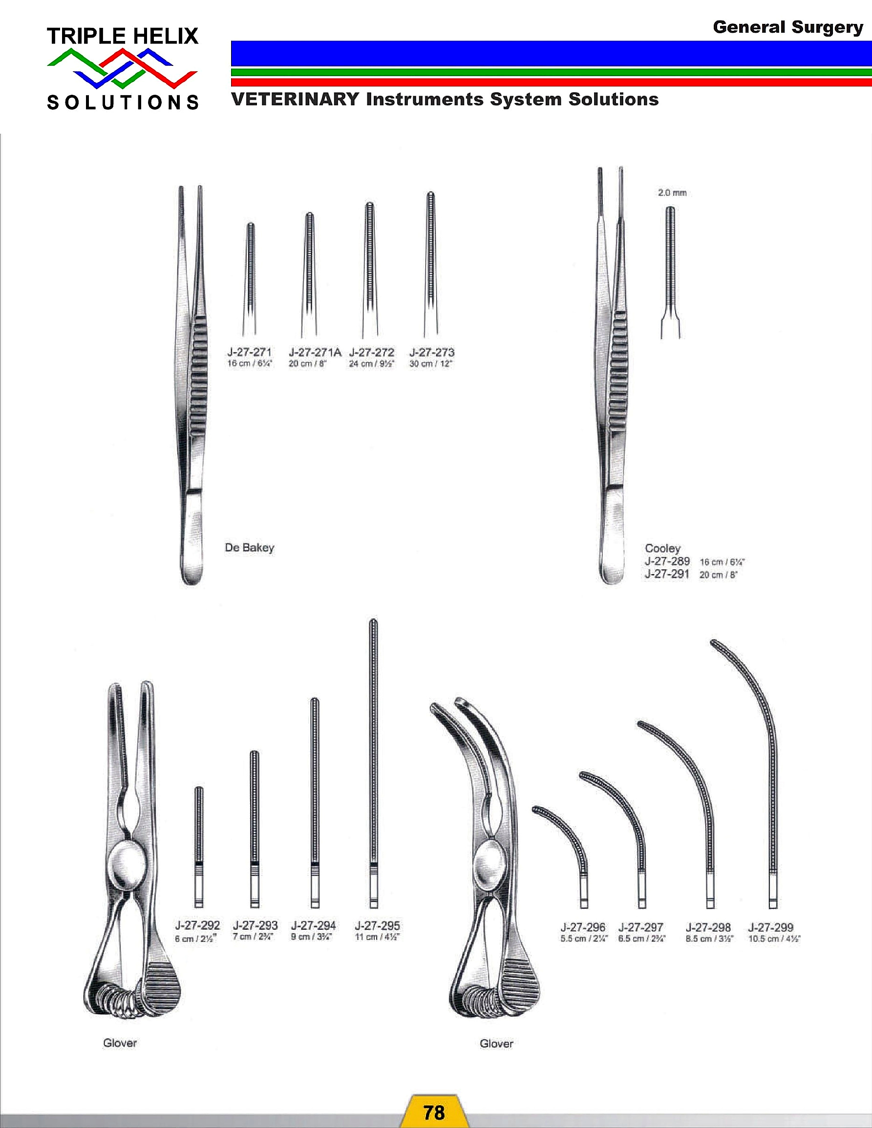 DeBakey and Cooley Vascular Clamps - page 70