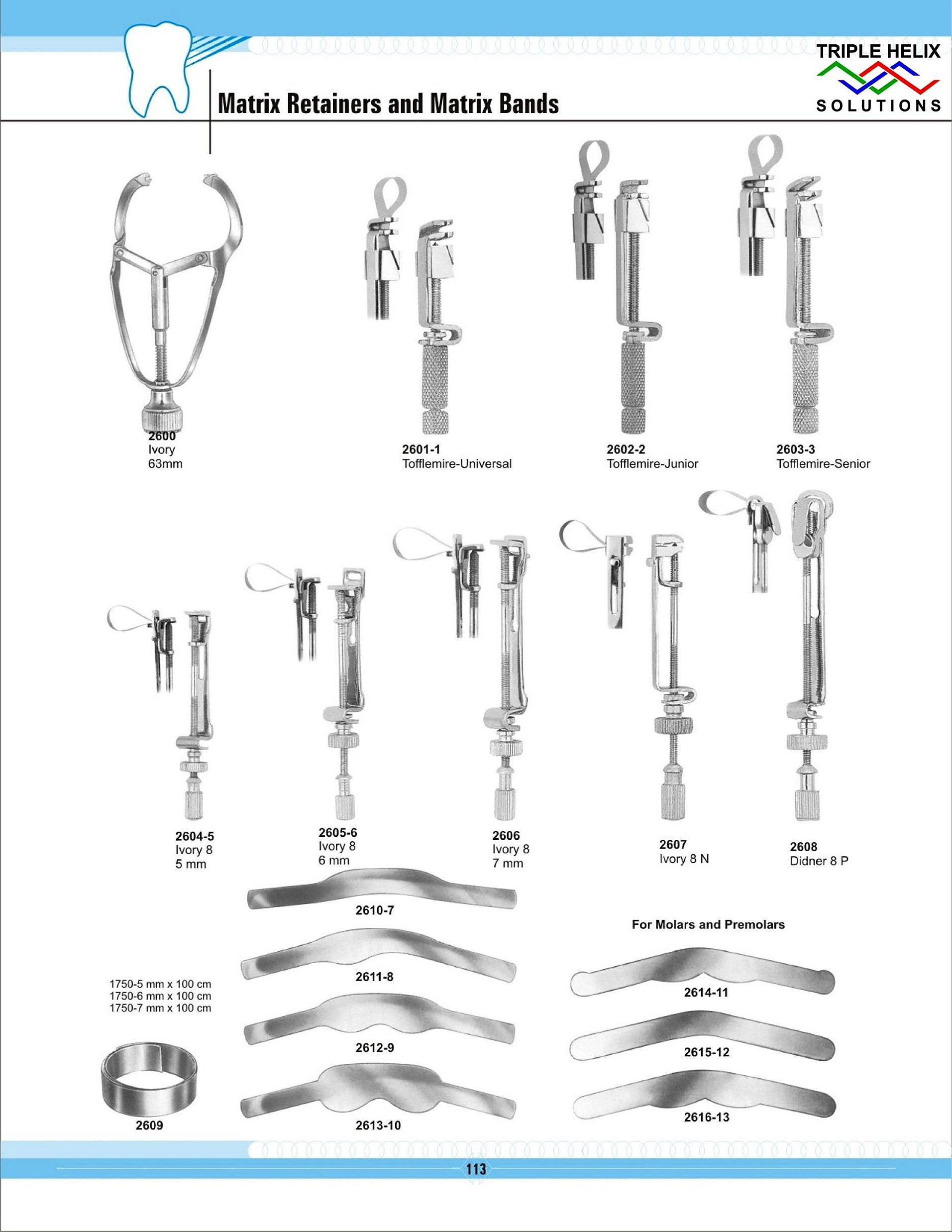 Matrix Retainers & Matrix Bands
