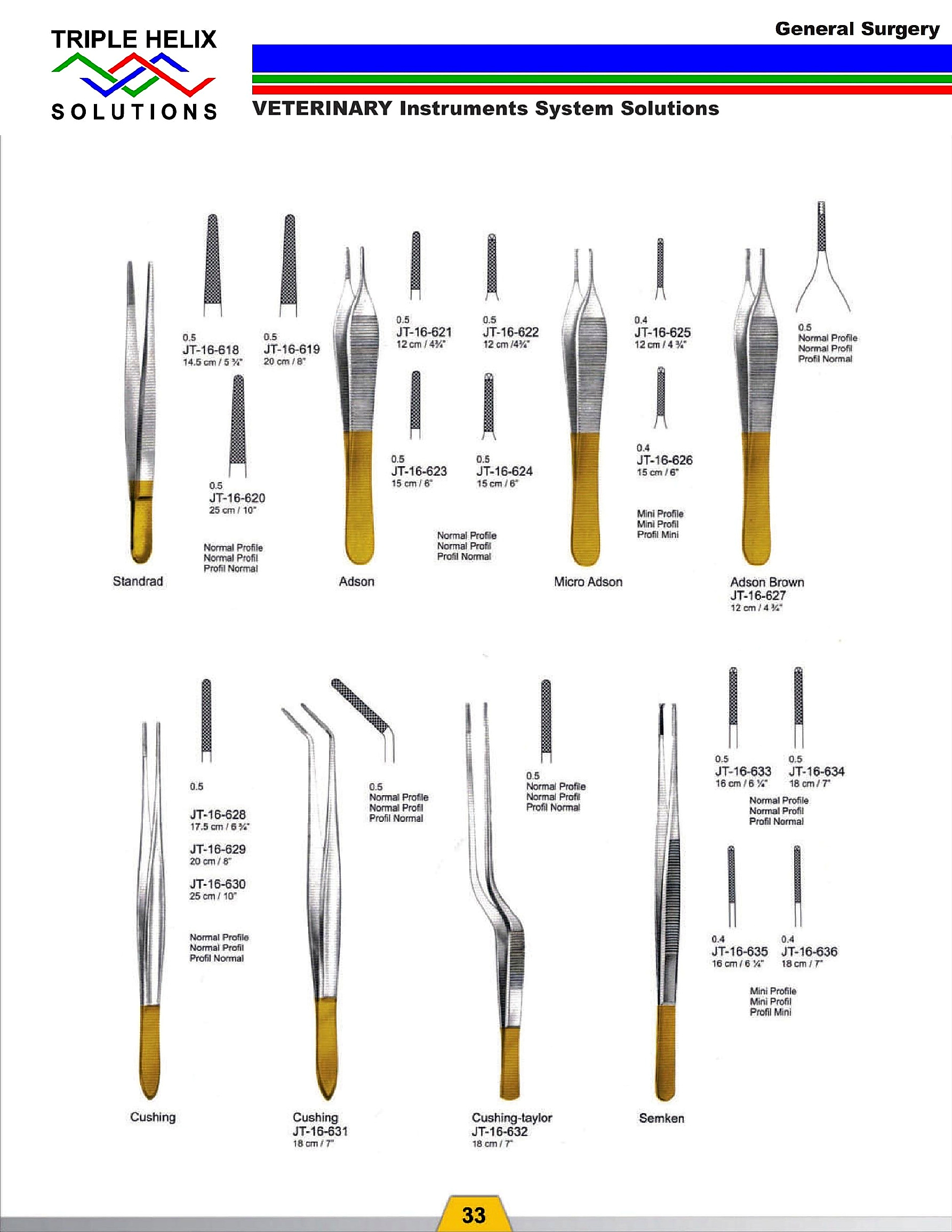 Fine Dressing and Tissue Forceps - page 26