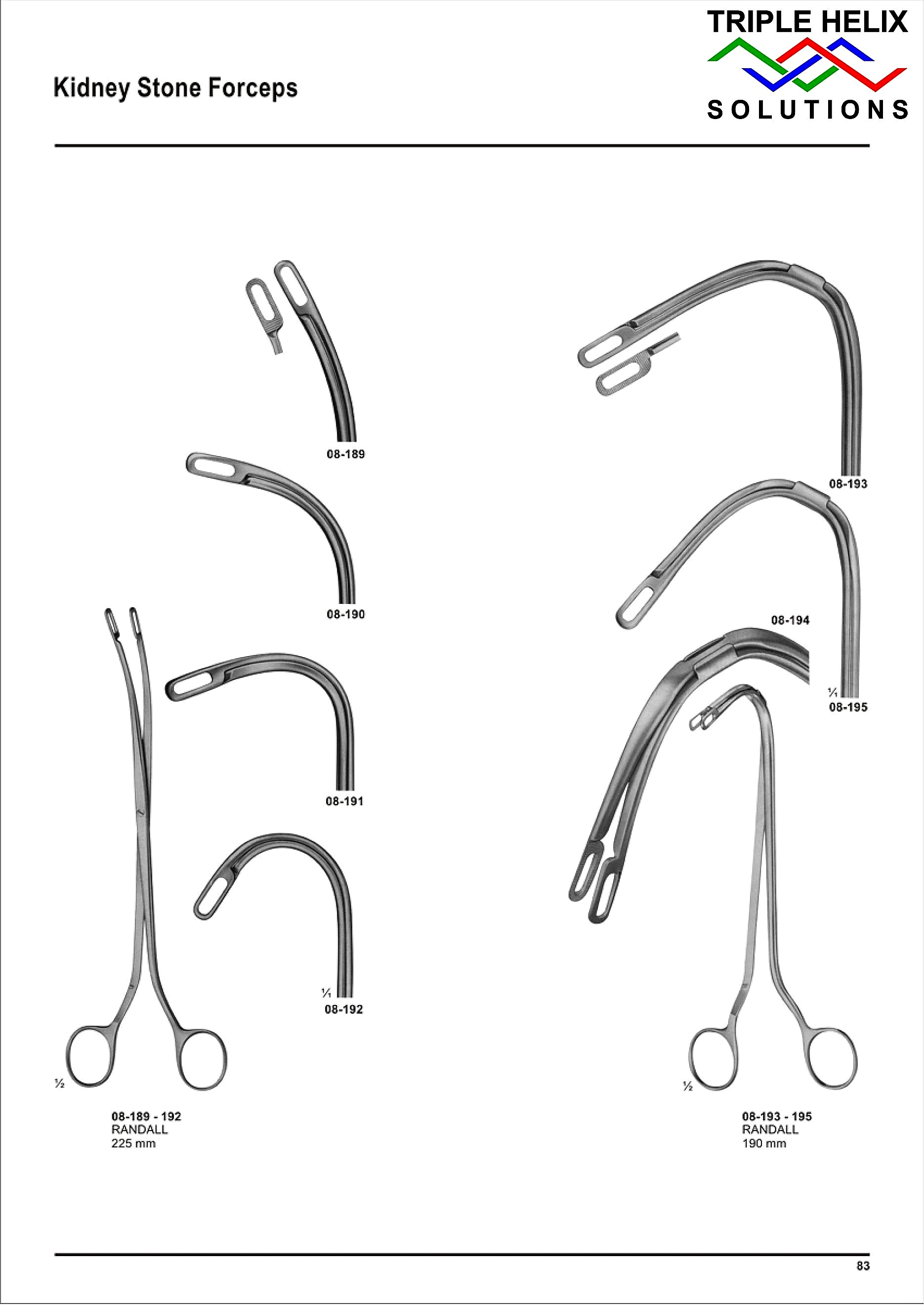 Kidney Stone Forceps - page 83