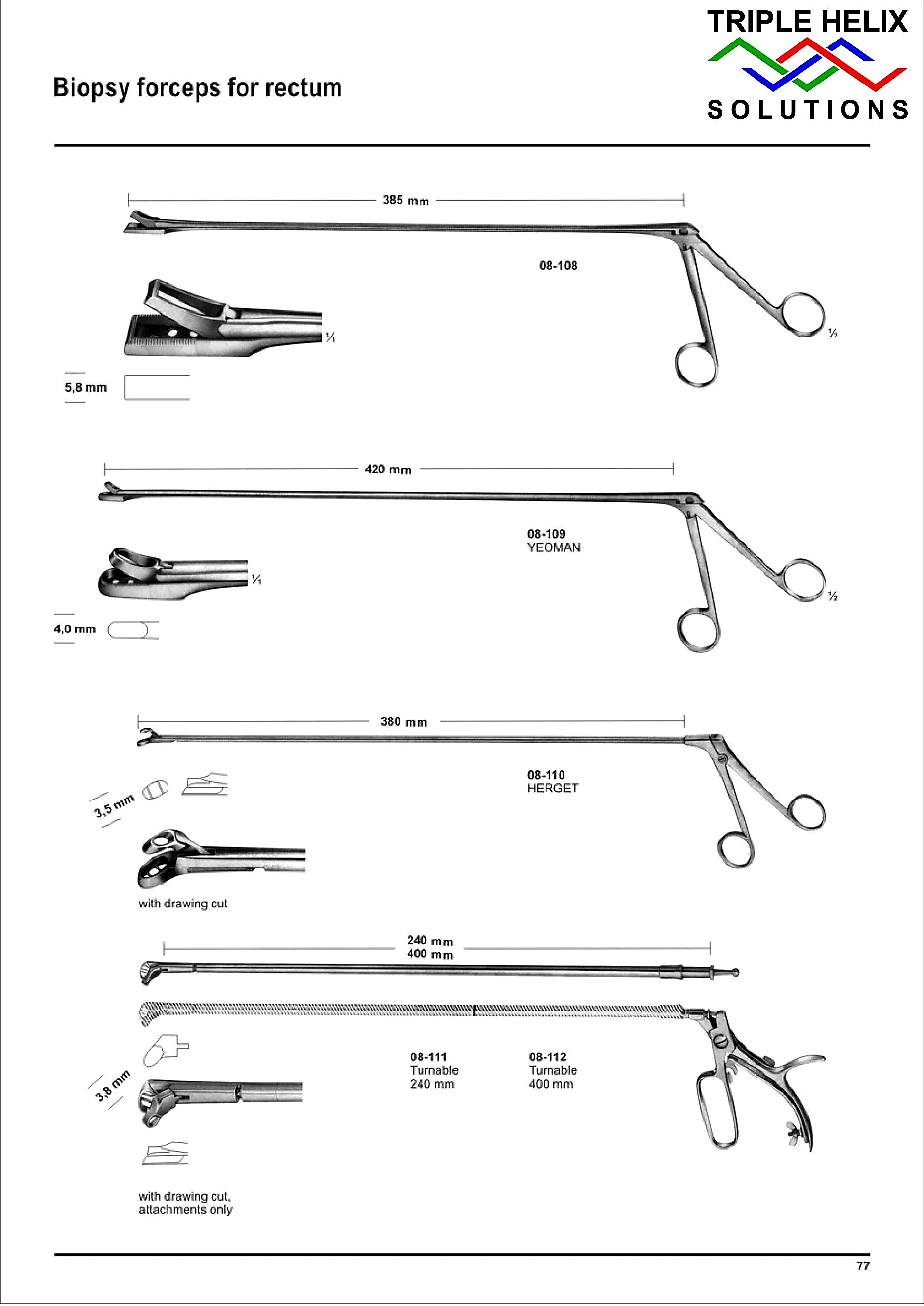 Rectal Biopsy Forceps - page 77
