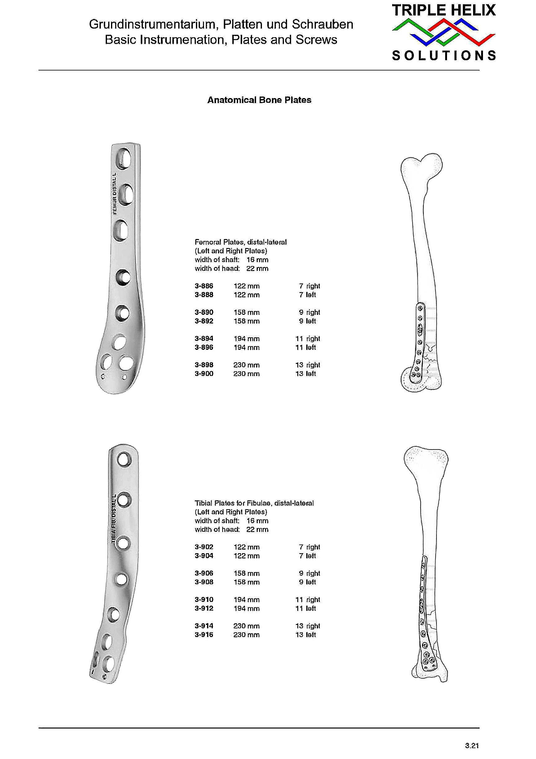 Anatomical Femoral Bone Plates - page 20