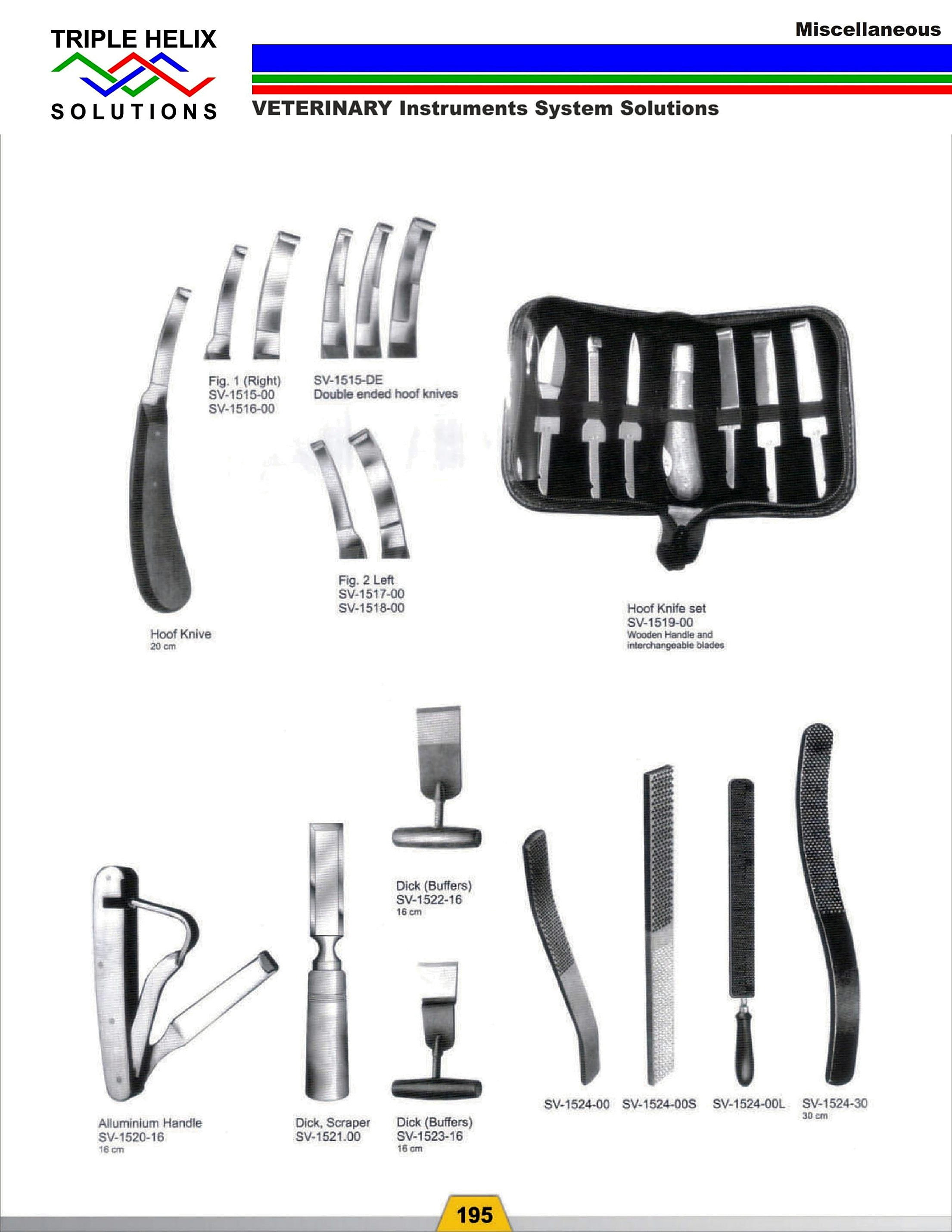 Hoof Knives and Scrapers - page 22