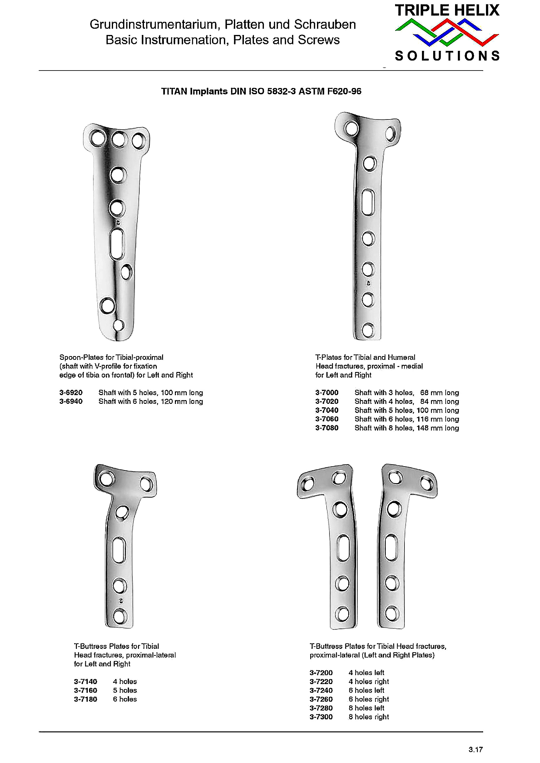 Titanium Spoon Plates and T-Plates - page 16