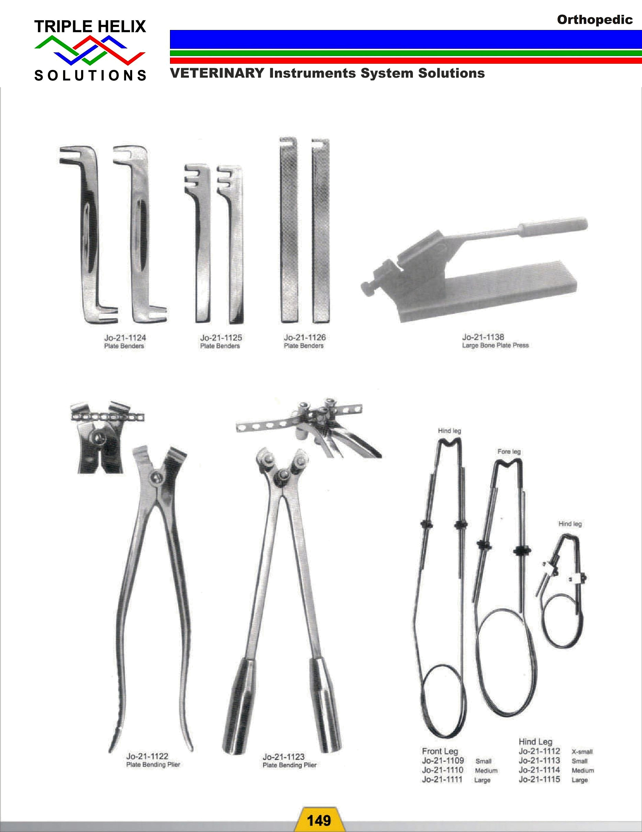 Plate Benders and Long-Bone Plate Presses - page 53