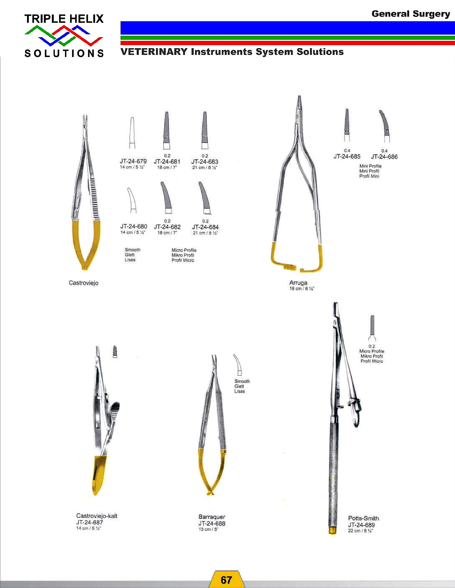 Castroviejo, Barraquer and Potts-Smith Needle Holders - page 59