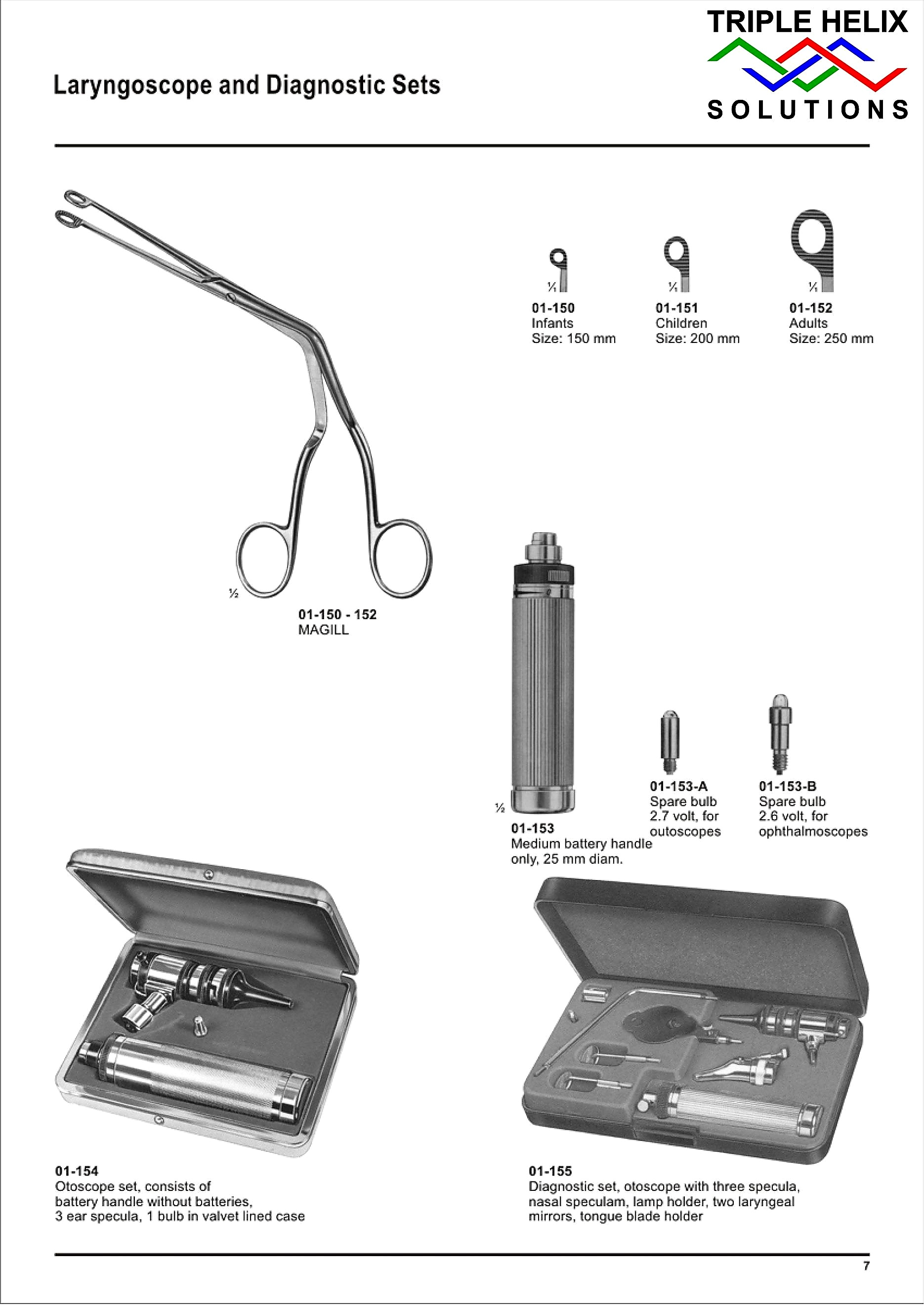 Laryngoscope and Diagnostic Sets - page 7