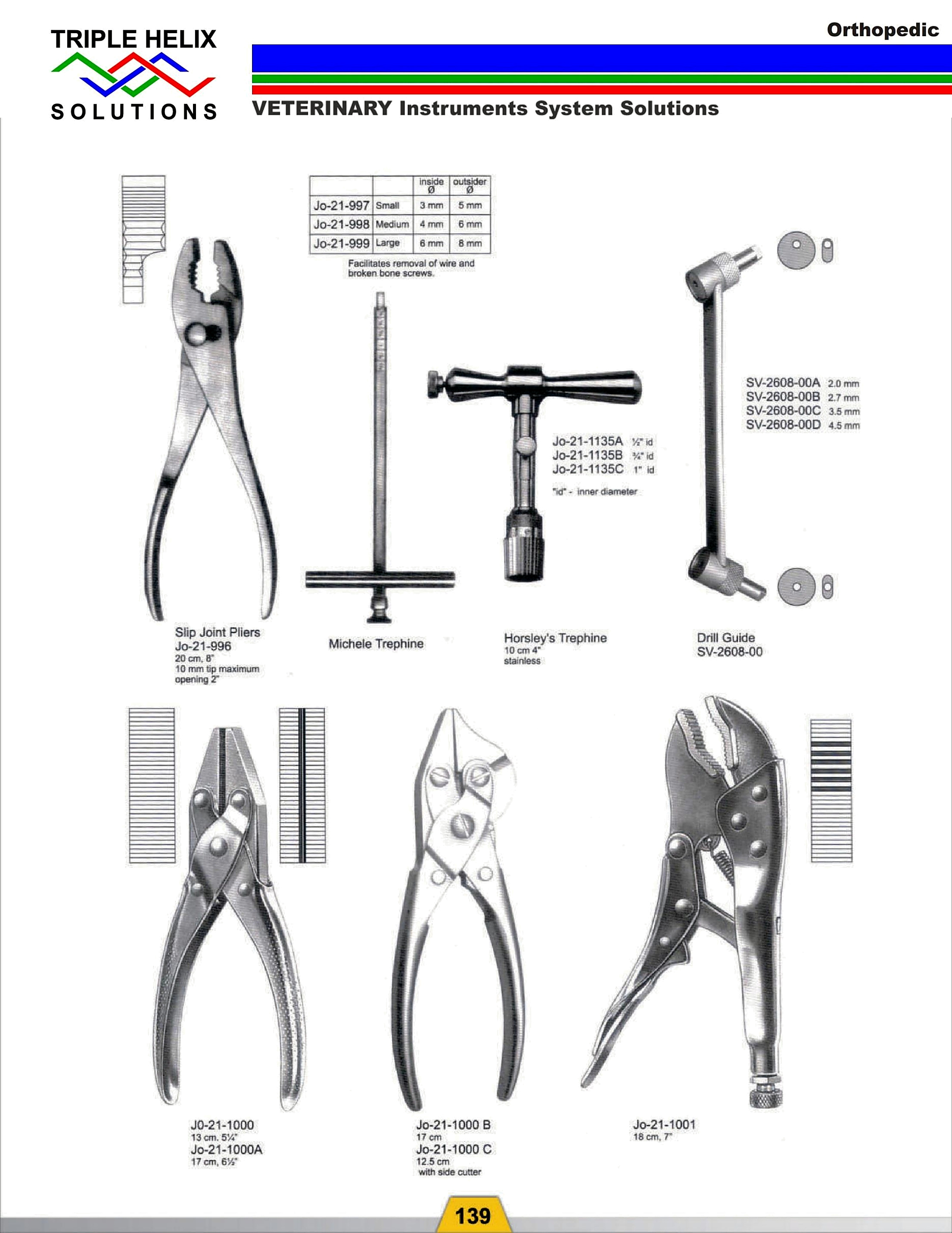 Trephines and Orthopedic Pliers - page 43