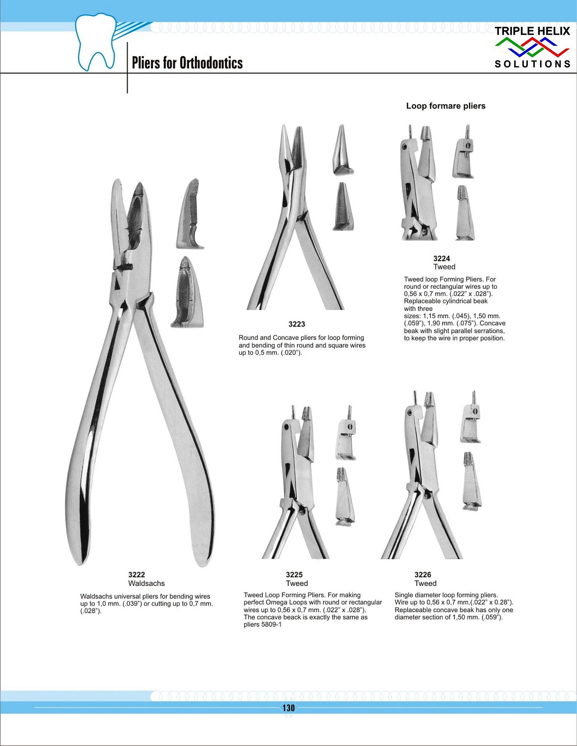 Pliers for Orthodontics - page 130