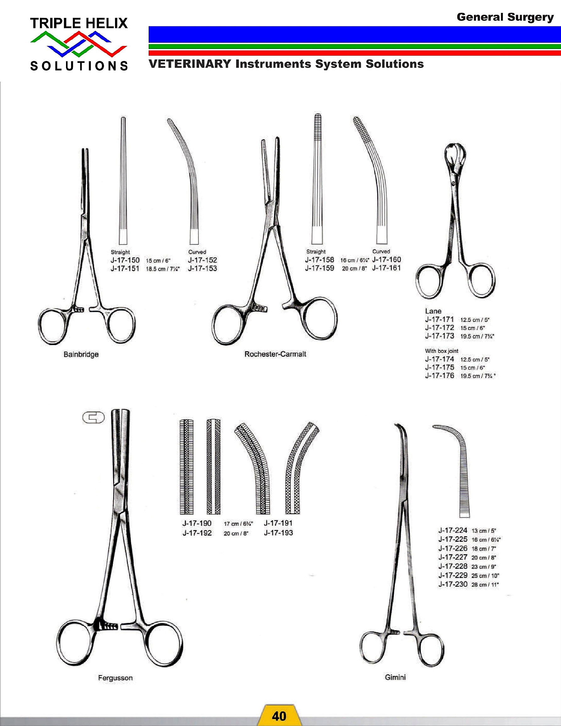 Rochester-Carmalt, Bainbridge and Fergusson Forceps - page 32