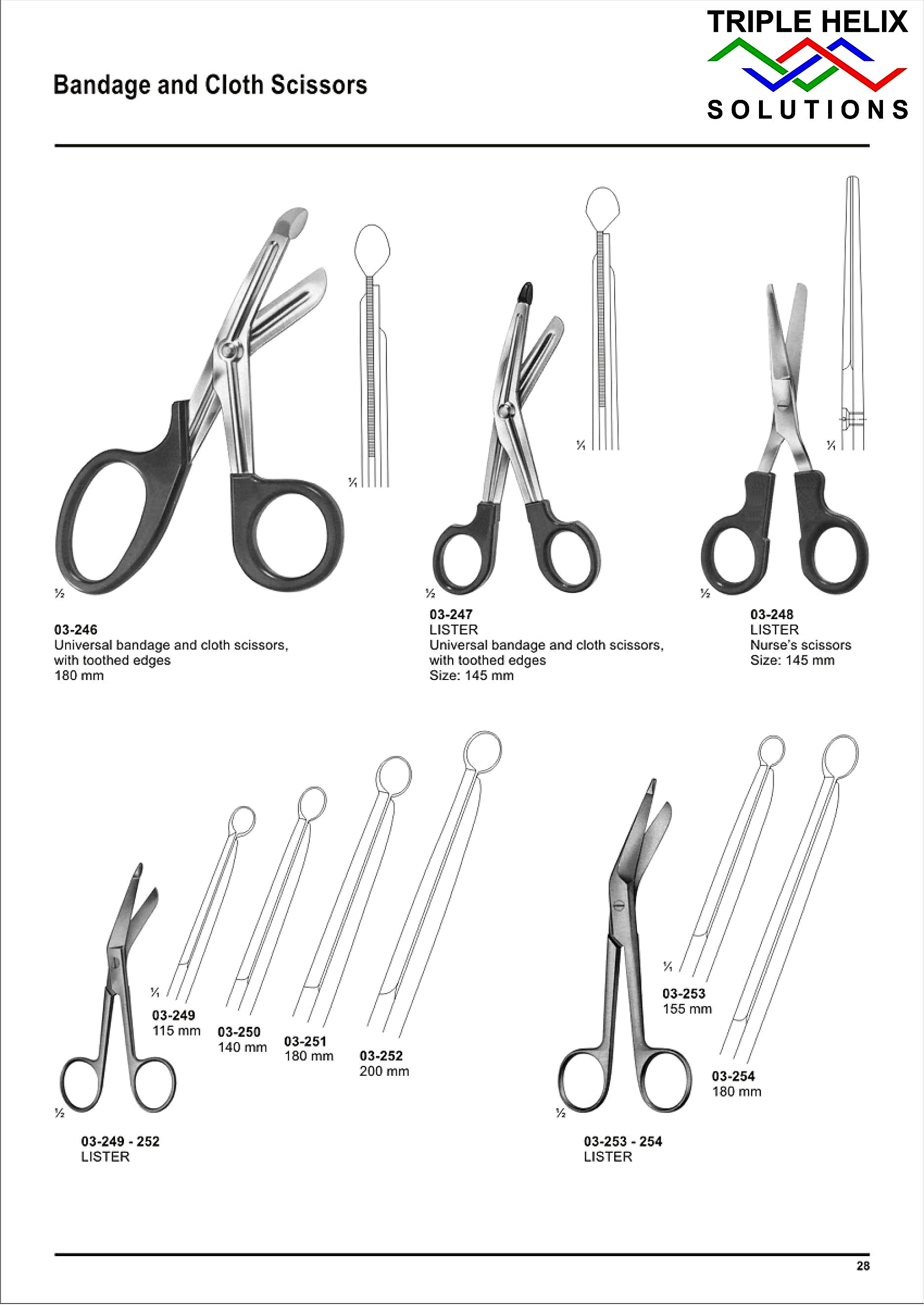 Bandage and Cloth Scissors - page 28