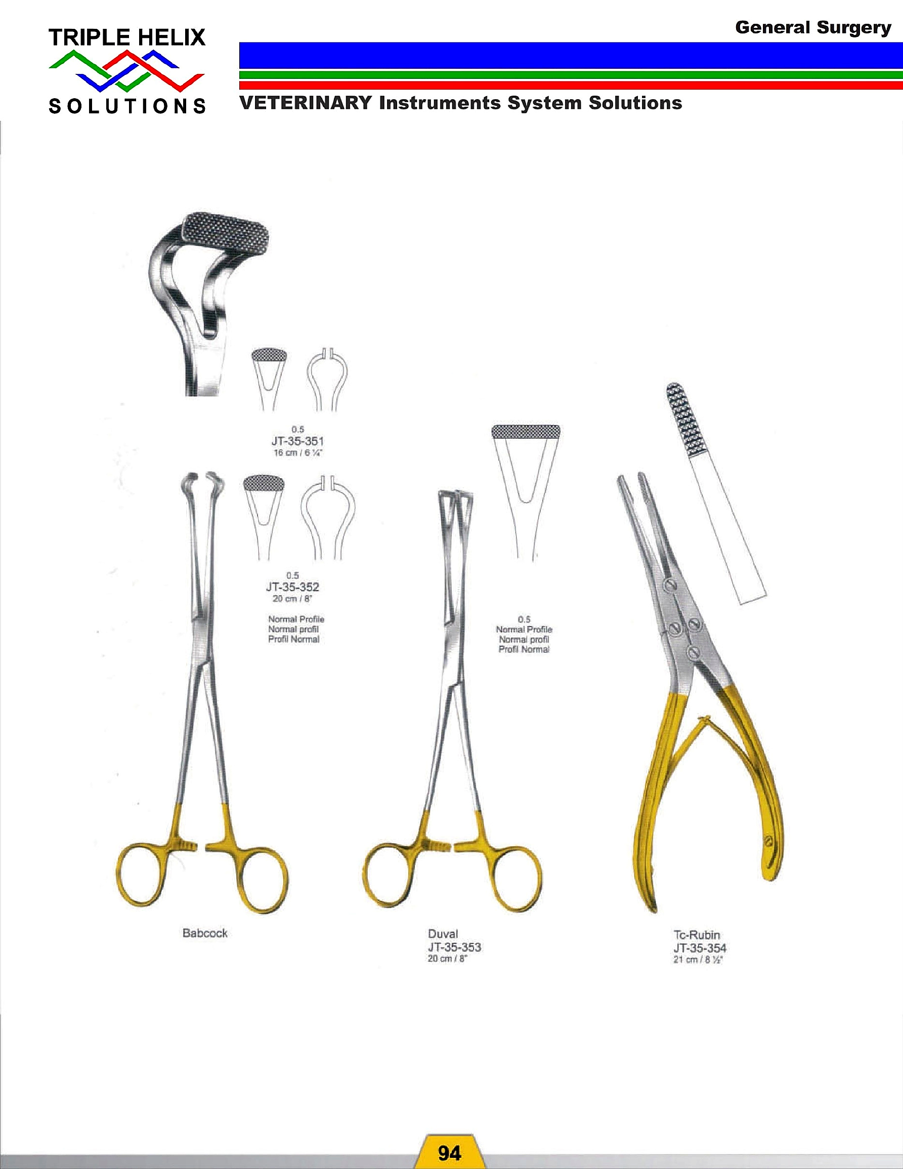 Atraumatic Babcock and Duval Forceps - page 86
